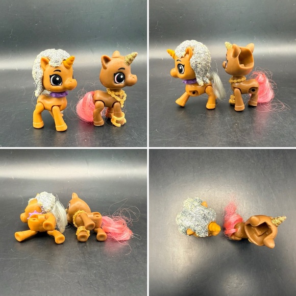Lot x 12 Zuru Surprise Unicorn Squad 2.5" Figures Glitter Hair Shoes Accessories - Picture 8 of 8